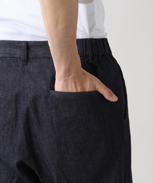 RAGEBLUE（レイジブルー）の「＜USAコットン使用＞綿麻デニムルーズワイドパンツ/950021（デニムパンツ・メンズ・ブラック/ネイビー/ライトブルー・MEDIUM/LARGE）」の21枚目の写真