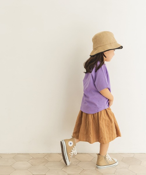 URBAN RESEARCH DOORS（アーバンリサーチドアーズ）の「ドビーシャーリングスカート(KIDS)（スカート・キッズ・パープル/キャメル・120/105/135）」の11枚目の写真