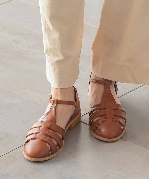 KOBE LETTUCE（コウベレタス）の「グルカサンダル（サンダル・レディース・ホワイト/キャメル/ブラック・M/L/LL/S）」の3枚目の写真