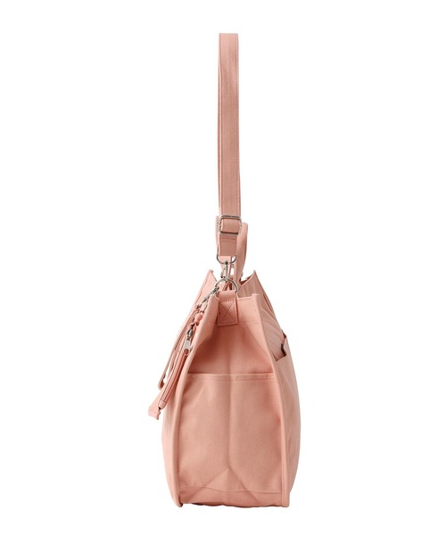 MILKFED.（ミルクフェド）の「EMBROIDERED BAR SHOULDER BAG W/STRAP - ミニポーチ付きショルダーバッグ（ショルダーバッグ・レディース・ブラック/レッド/ピンク/ホワイト/ライトピンク/ネイビー/ベージュ・ONE SIZE）」の21枚目の写真