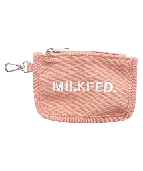 MILKFED.（ミルクフェド）の「EMBROIDERED BAR SHOULDER BAG W/STRAP - ミニポーチ付きショルダーバッグ（ショルダーバッグ・レディース・ブラック/レッド/ピンク/ホワイト/ライトピンク/ネイビー/ベージュ・ONE SIZE）」の9枚目の写真