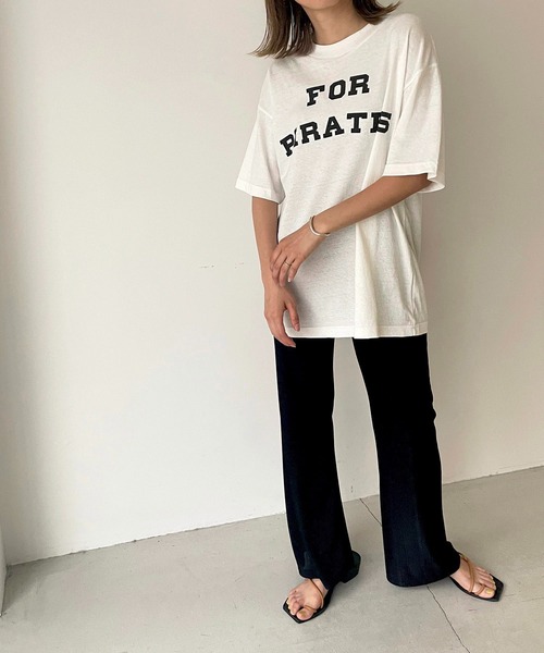 CANAL JEAN（キャナルジーン）の「via j(ヴィアジェイ) ソフトストレッチフレアパンツ（その他パンツ・レディース・ブラック・SMALL/MEDIUM）」の5枚目の写真