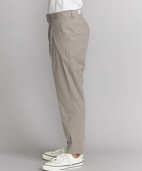 BEAUTY&YOUTH UNITED ARROWS（ビューティーアンドユースユナイテッドアローズ）の「BY ライト ポリエステル レーヨン  1P ワイドテーパード アンクルパンツ（その他パンツ・メンズ・ブラック/ベージュ/ネイビー/グレー・SMALL/MEDIUM/LARGE/X-LARGE）」の5枚目の写真