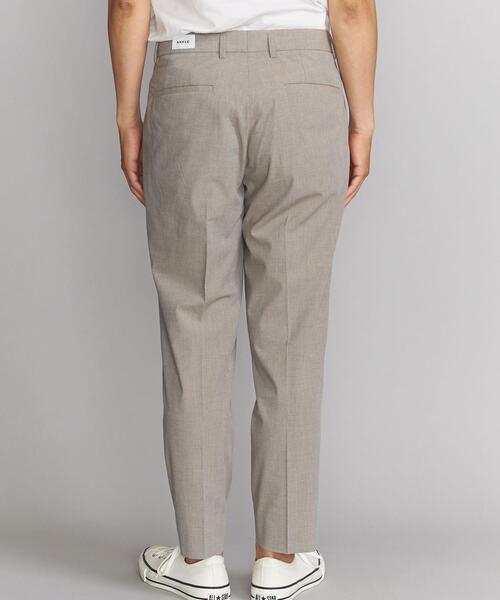 BEAUTY&YOUTH UNITED ARROWS（ビューティーアンドユースユナイテッドアローズ）の「BY ライト ポリエステル レーヨン  1P ワイドテーパード アンクルパンツ（その他パンツ・メンズ・ブラック/ベージュ/ネイビー/グレー・SMALL/MEDIUM/LARGE/X-LARGE）」の11枚目の写真
