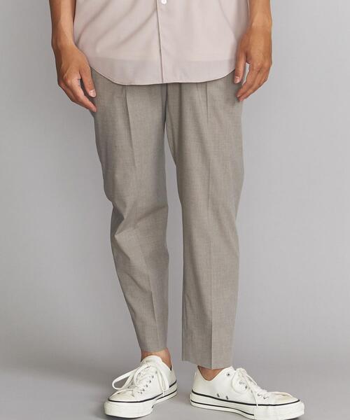 BEAUTY&YOUTH UNITED ARROWS（ビューティーアンドユースユナイテッドアローズ）の「BY ライト ポリエステル レーヨン  1P ワイドテーパード アンクルパンツ（その他パンツ・メンズ・ブラック/ベージュ/ネイビー/グレー・SMALL/MEDIUM/LARGE/X-LARGE）」の15枚目の写真