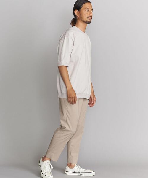 BEAUTY&YOUTH UNITED ARROWS（ビューティーアンドユースユナイテッドアローズ）の「BY ライト ポリエステル レーヨン  1P ワイドテーパード アンクルパンツ（その他パンツ・メンズ・ブラック/ベージュ/ネイビー/グレー・SMALL/MEDIUM/LARGE/X-LARGE）」の17枚目の写真