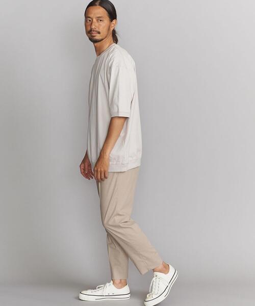 BEAUTY&YOUTH UNITED ARROWS（ビューティーアンドユースユナイテッドアローズ）の「BY ライト ポリエステル レーヨン  1P ワイドテーパード アンクルパンツ（その他パンツ・メンズ・ブラック/ベージュ/ネイビー/グレー・SMALL/MEDIUM/LARGE/X-LARGE）」の6枚目の写真