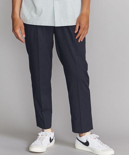 BEAUTY&YOUTH UNITED ARROWS（ビューティーアンドユースユナイテッドアローズ）の「BY ライト ポリエステル レーヨン  1P ワイドテーパード アンクルパンツ（その他パンツ・メンズ・ブラック/ベージュ/ネイビー/グレー・SMALL/MEDIUM/LARGE/X-LARGE）」の12枚目の写真