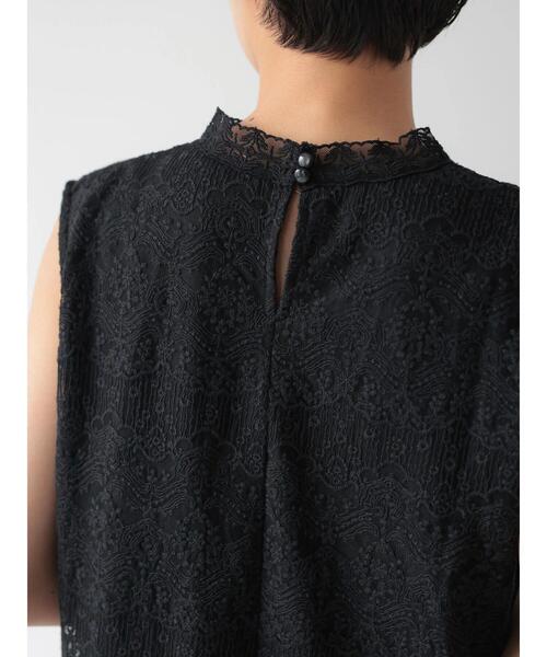AMERICAN HOLIC(アメリカンホリック)の「レースノースリーブプルオーバー(Tシャツ/カットソー・レディース・アイボリー/ブラック・M/L)」の12枚目の写真