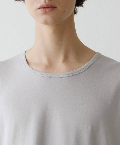 LILL（リル）の「サイドスリットレイヤードタンクトップ -ボックスカット-（タンクトップ・メンズ・ホワイト/ライトグレー・S/XL/L/M）」の17枚目の写真