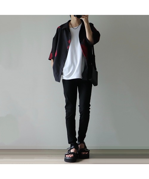 LILL（リル）の「サイドスリットレイヤードタンクトップ -ボックスカット-（タンクトップ・メンズ・ホワイト/ライトグレー・S/XL/L/M）」の22枚目の写真