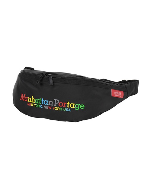 Manhattan Portage(マンハッタンポーテージ)の「Brooklyn Bridge Waist Bag CORDURAR Lite(ボディバッグ/ウエストポーチ・メンズ・マルチ/ブラック・X-SMALL)」の2枚目の写真