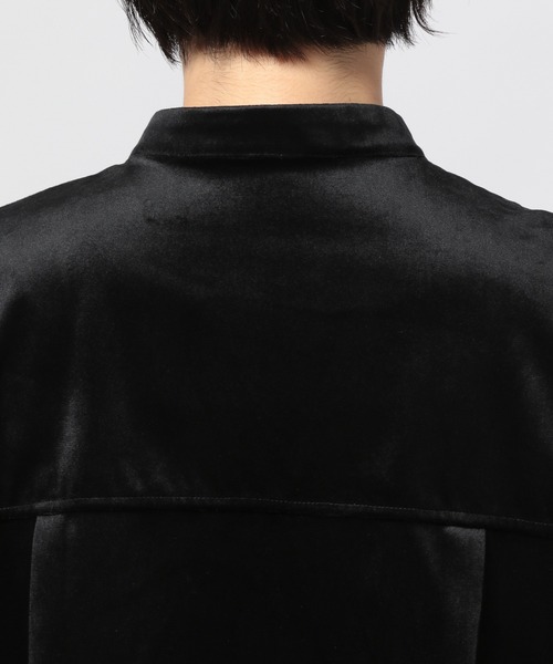 PAGEBOY(ページボーイ)の「シルキーベルベットシャツ(シャツ/ブラウス・レディース・ブラック/アイボリー/ブルー系その他/グレイッシュベージュ/ブルー系その他2・FREE)」の20枚目の写真