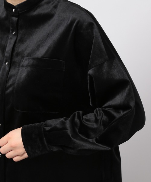 PAGEBOY（ページボーイ）の「シルキーベルベットシャツ（シャツ