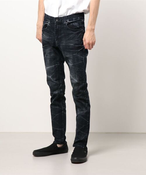 semantic design(セマンティックデザイン)の「セマンティックデザイン/semantic designリサイクル ストレッチデニム スキニーパンツ(デニムパンツ・メンズ・ネイビー/ブラック・S/MEDIUM/LARGE/X-LARGE)」の3枚目の写真