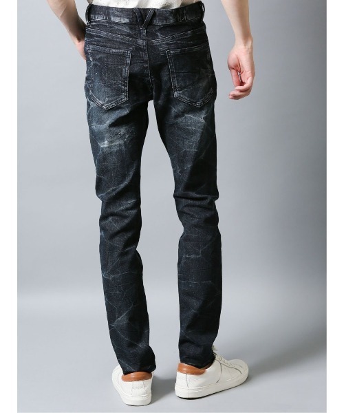 semantic design(セマンティックデザイン)の「セマンティックデザイン/semantic designリサイクル ストレッチデニム スキニーパンツ(デニムパンツ・メンズ・ネイビー/ブラック・S/MEDIUM/LARGE/X-LARGE)」の9枚目の写真