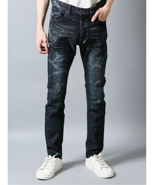 semantic design(セマンティックデザイン)の「セマンティックデザイン/semantic designリサイクル ストレッチデニム スキニーパンツ(デニムパンツ・メンズ・ネイビー/ブラック・S/MEDIUM/LARGE/X-LARGE)」の11枚目の写真