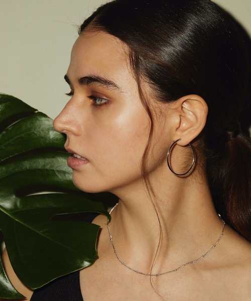 CENE（セネ）の「【CENE】セネ/[シルバー]ボールチェーン ネックレス（ネックレス・レディース・シルバー・FREE）」の6枚目の写真