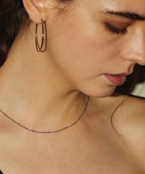 CENE（セネ）の「【CENE】セネ/[シルバー]ボールチェーン ネックレス（ネックレス・レディース・シルバー・FREE）」の5枚目の写真