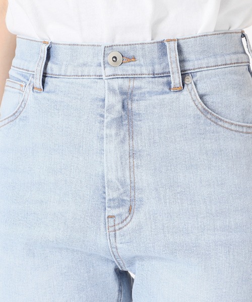 SLOBE citron.（スローブシトロン）の「SLOBE citron. ハイウエストフレアデニム【洗濯機洗い（弱）可能】◆（デニムパンツ・レディース・ブラック/サックスブルー・36/38）」の11枚目の写真