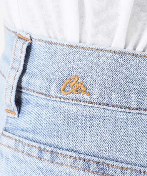 SLOBE citron.（スローブシトロン）の「SLOBE citron. ハイウエストフレアデニム【洗濯機洗い（弱）可能】◆（デニムパンツ・レディース・ブラック/サックスブルー・36/38）」の14枚目の写真