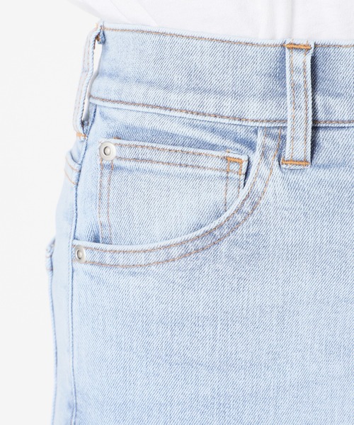 SLOBE citron.（スローブシトロン）の「SLOBE citron. ハイウエストフレアデニム【洗濯機洗い（弱）可能】◆（デニムパンツ・レディース・ブラック/サックスブルー・36/38）」の16枚目の写真