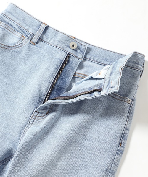 SLOBE citron.（スローブシトロン）の「SLOBE citron. ハイウエストフレアデニム【洗濯機洗い（弱）可能】◆（デニムパンツ・レディース・ブラック/サックスブルー・36/38）」の17枚目の写真