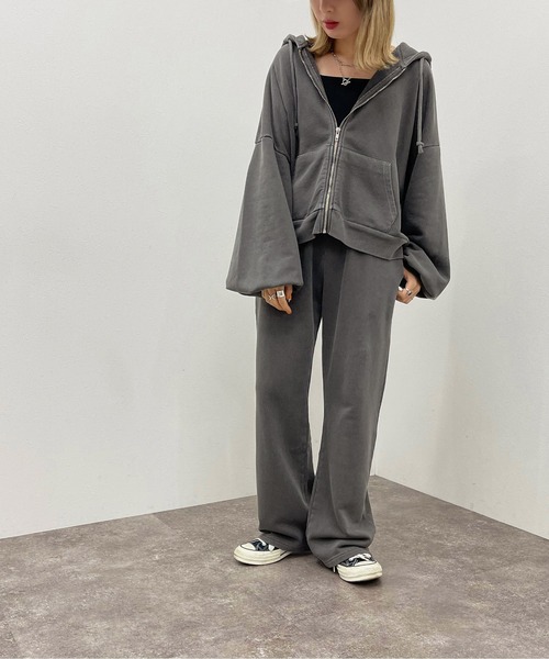 apres jour mignon(アプレジュールミニョン)の「ヴィンテージカラーパーカー【SETUP可能】【ZOZOTOWN限定アイテム】(パーカー・レディース・ブラック/ブルー/オートミール・X-LARGE/フリー)」の10枚目の写真