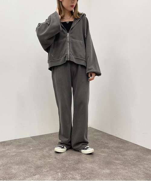 apres jour mignon(アプレジュールミニョン)の「ヴィンテージカラーパーカー【SETUP可能】【ZOZOTOWN限定アイテム】(パーカー・レディース・ブラック/ブルー/オートミール・X-LARGE/フリー)」の7枚目の写真