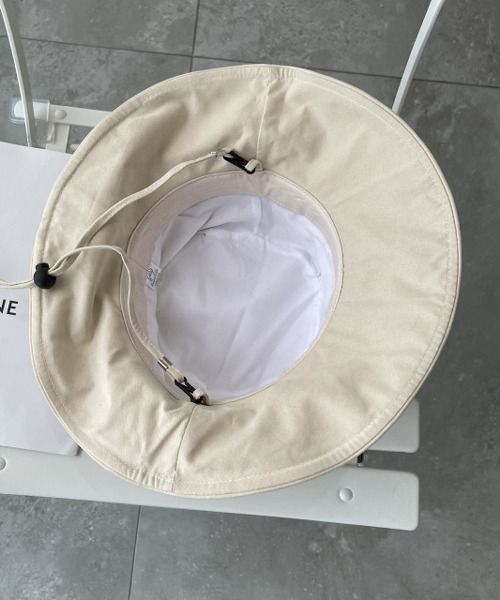 HALEY PESCA（ヘーリーペスカ）の「HALEY PESCA/紐付き ウェーブバケットハット（ハット・レディース・ブラック/ブラウン/アイボリー・FREE）」の8枚目の写真