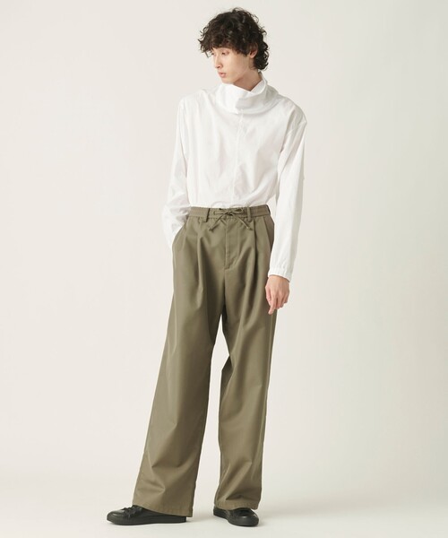 JOSEPH STUDIO（ジョゼフストゥディオ）の「コットンタイプライター ハイネックシャツ（シャツ/ブラウス・メンズ・ホワイト系/ブラック系・6/8）」の8枚目の写真