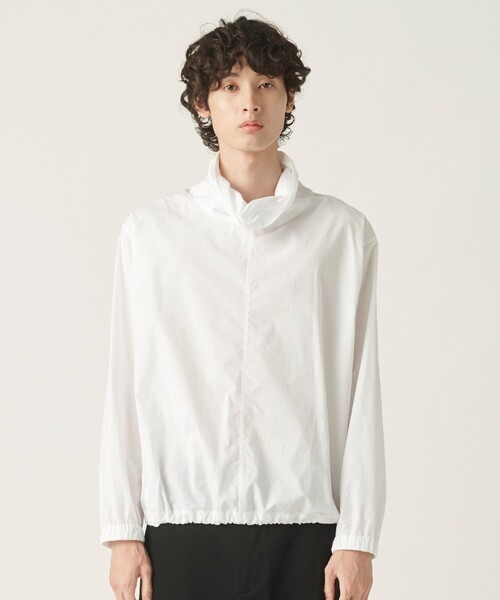 JOSEPH STUDIO（ジョゼフストゥディオ）の「コットンタイプライター ハイネックシャツ（シャツ/ブラウス・メンズ・ホワイト系/ブラック系・6/8）」の21枚目の写真