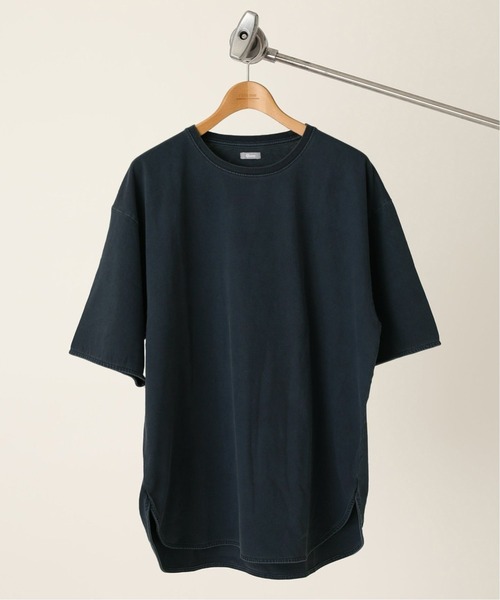 JOURNAL STANDARD relume（ジャーナルスタンダード　レリューム）の「レイヤードラウンド スリットTシャツ[無地T/オーバーサイズ][ユニセックス対応]（Tシャツ/カットソー・メンズ・ホワイト/ベージュ/ネイビー/グレー/ホワイト系その他・S/M/L）」の5枚目の写真