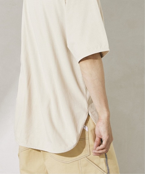 JOURNAL STANDARD relume（ジャーナルスタンダード　レリューム）の「レイヤードラウンド スリットTシャツ[無地T/オーバーサイズ][ユニセックス対応]（Tシャツ/カットソー・メンズ・ホワイト/ベージュ/ネイビー/グレー/ホワイト系その他・S/M/L）」の7枚目の写真