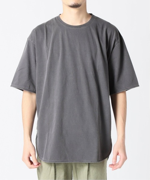 JOURNAL STANDARD relume（ジャーナルスタンダード　レリューム）の「レイヤードラウンド スリットTシャツ[無地T/オーバーサイズ][ユニセックス対応]（Tシャツ/カットソー・メンズ・ホワイト/ベージュ/ネイビー/グレー/ホワイト系その他・S/M/L）」の19枚目の写真