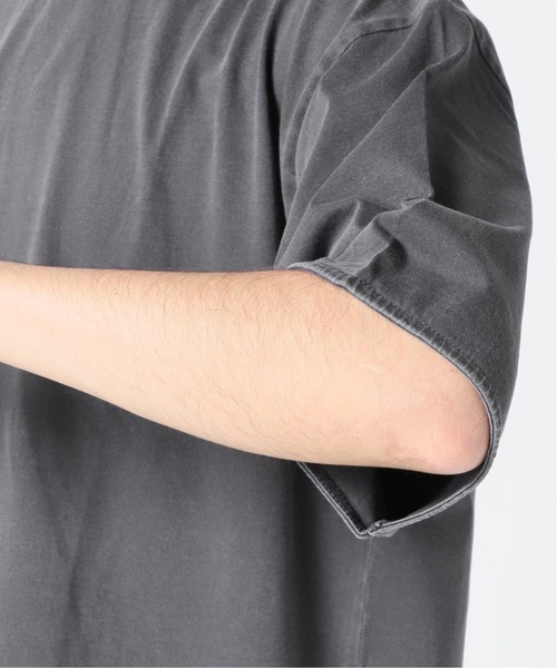 JOURNAL STANDARD relume（ジャーナルスタンダード　レリューム）の「レイヤードラウンド スリットTシャツ[無地T/オーバーサイズ][ユニセックス対応]（Tシャツ/カットソー・メンズ・ホワイト/ベージュ/ネイビー/グレー/ホワイト系その他・S/M/L）」の8枚目の写真