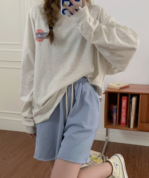 MANGROVE（マングローブ）の「NORTH WESTERN ロンＴ（Tシャツ/カットソー・レディース・チャコールグレー/オートミール/グレー/ネイビー・FREE）」の15枚目の写真