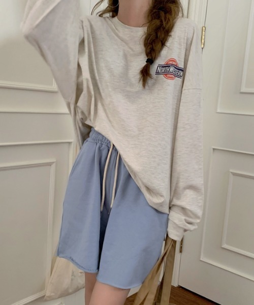 MANGROVE（マングローブ）の「NORTH WESTERN ロンＴ（Tシャツ/カットソー・レディース・チャコールグレー/オートミール/グレー/ネイビー・FREE）」の5枚目の写真