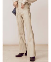 EVRIS | フェイクレザーフレアパンツ(その他パンツ)