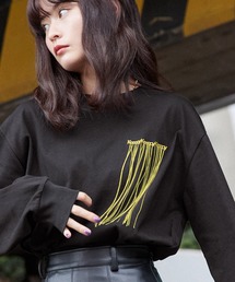 Keeepy | 【Keeepy】embroidered logo long T-shirt(Tシャツ/カットソー)