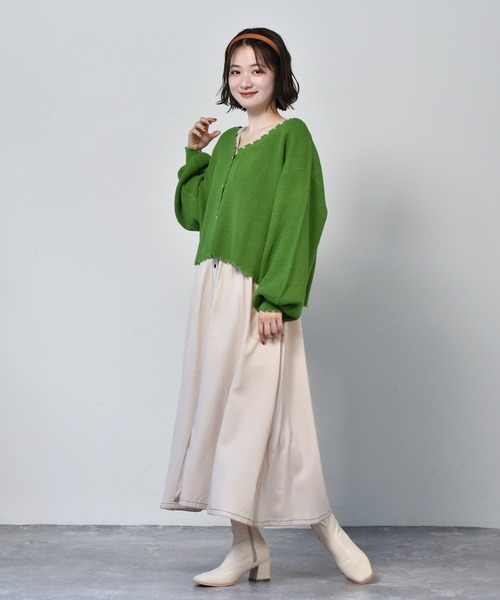 配色ステッチワンピース Retro Girl Retro Girl Online Store レトロガールオンラインストア 配色ステッチワンピース Retro Girl Retro Girl Online Store レトロガールオンラインストア