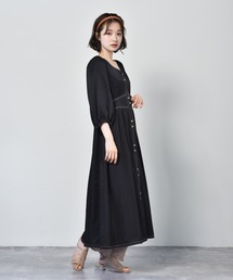 配色ステッチワンピース Retro Girl Retro Girl Online Store レトロガールオンラインストア 配色ステッチワンピース Retro Girl Retro Girl Online Store レトロガールオンラインストア