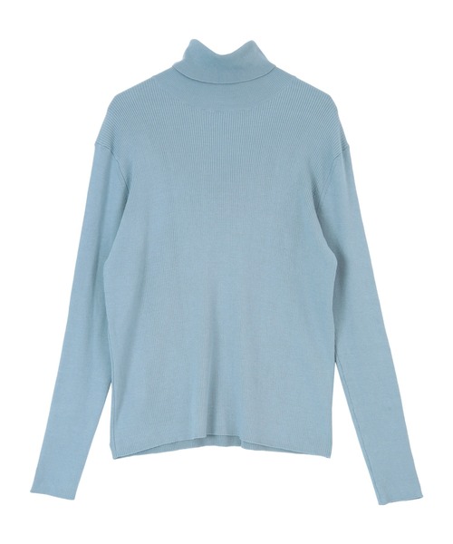 UR'S（ユアーズ）の「タートルネックリブニット（ニット/セーター・レディース・オフホワイト/ベージュ/ブルー/ネイビー/ブラック・S/M/L）」の16枚目の写真