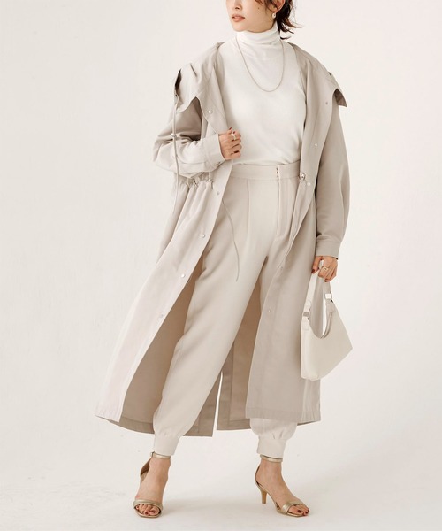 UR'S（ユアーズ）の「タートルネックリブニット（ニット/セーター・レディース・オフホワイト/ベージュ/ブルー/ネイビー/ブラック・S/M/L）」の13枚目の写真