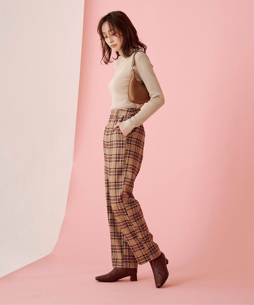 UR'S（ユアーズ）の「タートルネックリブニット（ニット/セーター・レディース・オフホワイト/ベージュ/ブルー/ネイビー/ブラック・S/M/L）」の21枚目の写真