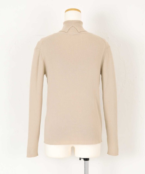 UR'S（ユアーズ）の「タートルネックリブニット（ニット/セーター・レディース・オフホワイト/ベージュ/ブルー/ネイビー/ブラック・S/M/L）」の15枚目の写真