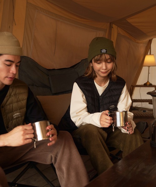OUTDOOR PRODUCTS APPAREL(アウトドアプロダクツアパレル)の「軽量ダウン インナーベスト 撥水透湿防風ポケッタブル(パッカブル)700フィルパワー ユニセックス(ダウンベスト・メンズ・チャコールグレー/ブラック/オリーブ・LARGE/XXX-LARGE/X-LARGE/MEDIUM/XX-LARGE)」の10枚目の写真