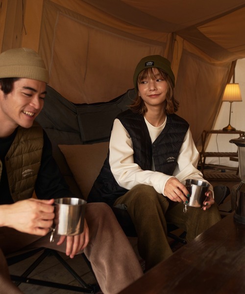 OUTDOOR PRODUCTS APPAREL(アウトドアプロダクツアパレル)の「軽量ダウン インナーベスト 撥水透湿防風ポケッタブル(パッカブル)700フィルパワー ユニセックス(ダウンベスト・メンズ・チャコールグレー/ブラック/オリーブ・LARGE/XXX-LARGE/X-LARGE/MEDIUM/XX-LARGE)」の8枚目の写真