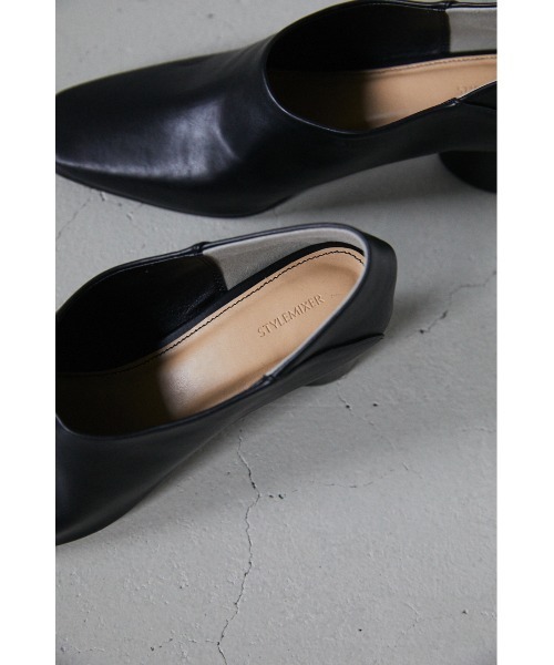 STYLEMIXER（スタイルミキサー）の「ラウンドヒールブーティ（ブーツ・レディース・ブラック/ベージュ/グレー・SMALL/MEDIUM/LARGE）」の15枚目の写真