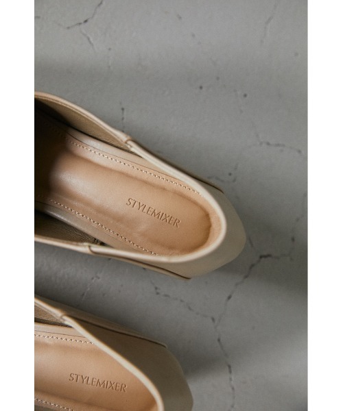 STYLEMIXER（スタイルミキサー）の「ラウンドヒールブーティ（ブーツ・レディース・ブラック/ベージュ/グレー・SMALL/MEDIUM/LARGE）」の12枚目の写真